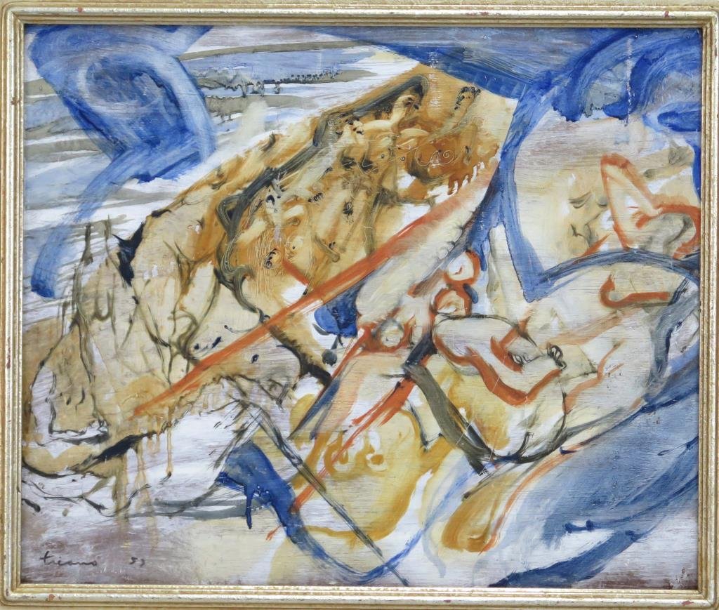 Anthony Triano (American, b. 1928)- Oil on Board**** (1 of 5)