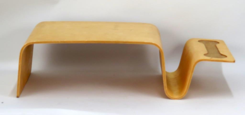 Mid-Century Style Bent Wood Low Table/Bed Tray (1 of 3)