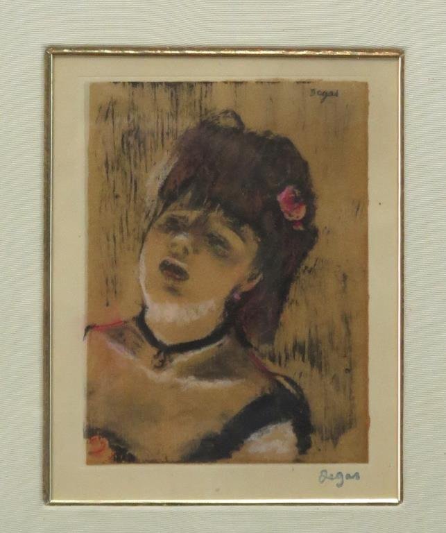 After Edgar Degas- Painted Over Print (1 of 8)