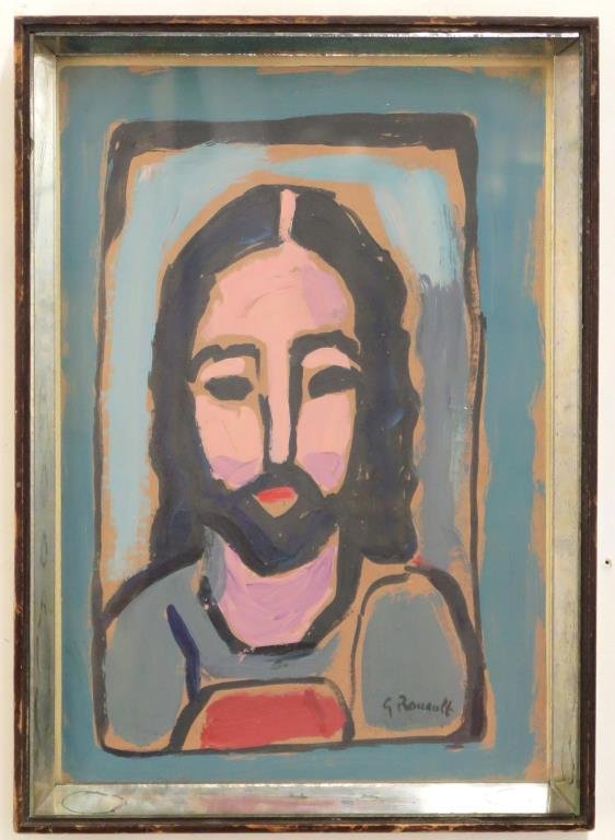 After Georges Rouault- Gouache on Paper (1 of 2)