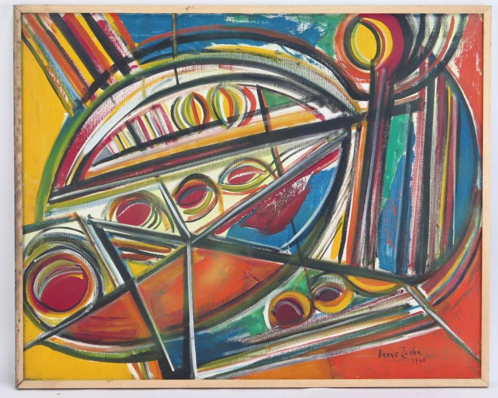 Irene Zevon Tschacbasov (American, 1918-2006)- Oil (1 of 3)