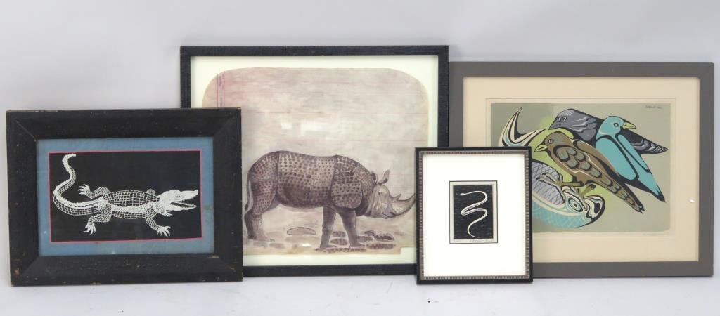 4 Framed Pictures of Animals (1 of 7)