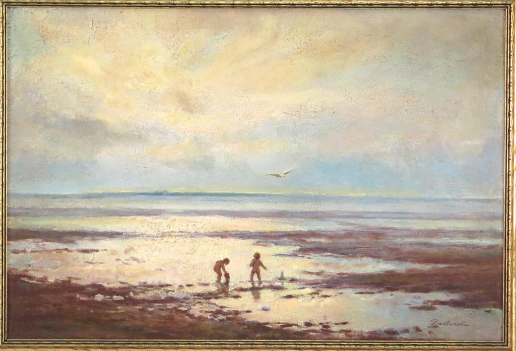 Signed Rostanski- Oil on Board (1 of 5)