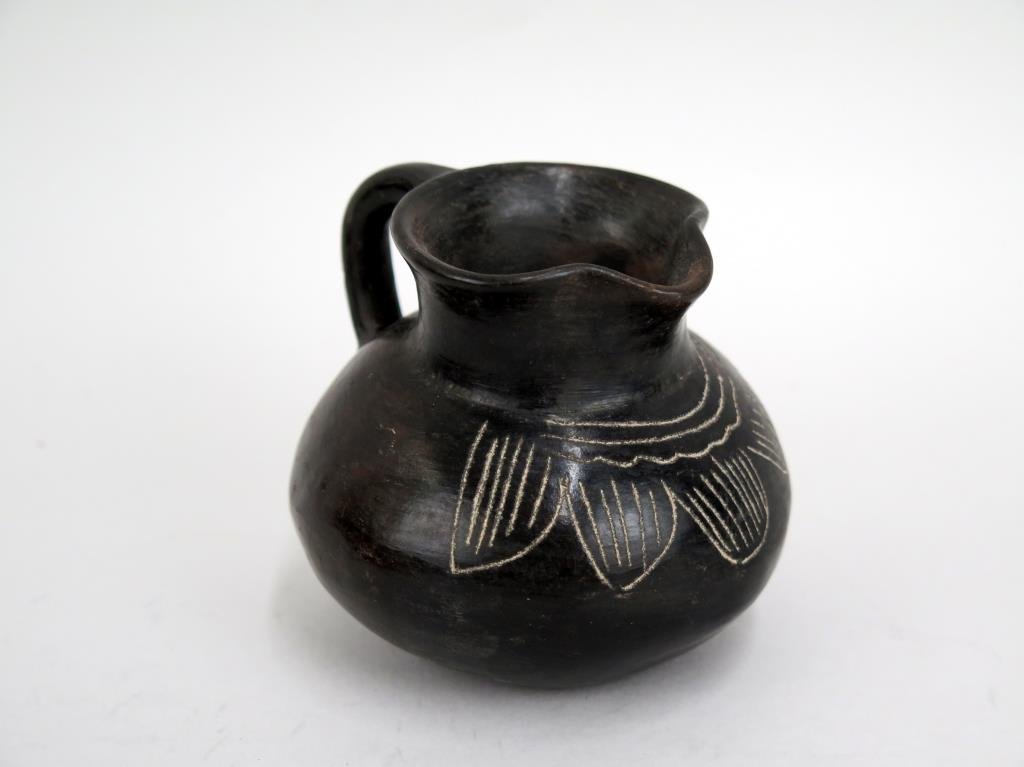 Native American Black Ware Pitcher (1 of 6)