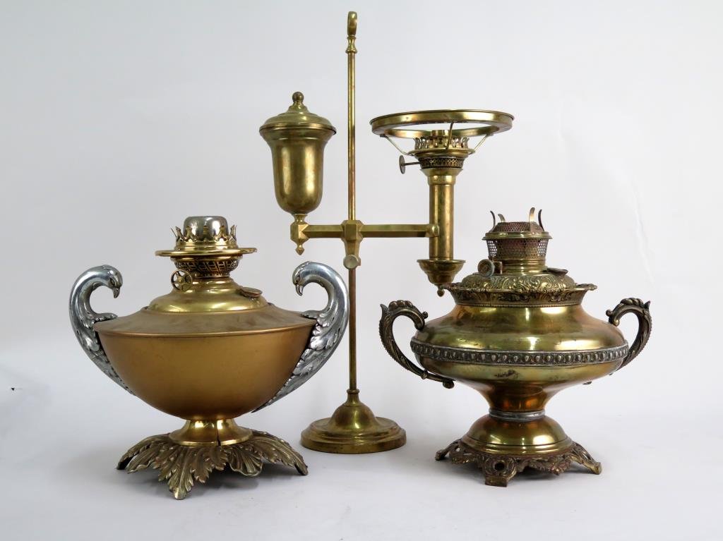 3 American Oil Lamp Frames (1 of 6)