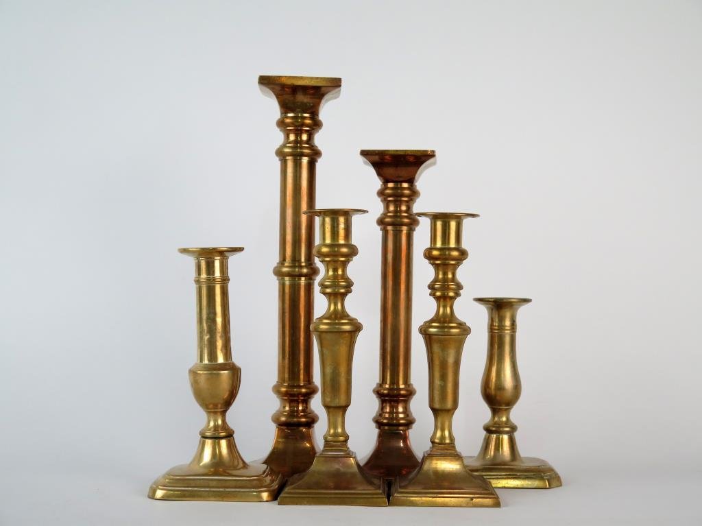 6 Assorted Candlesticks (1 of 3)