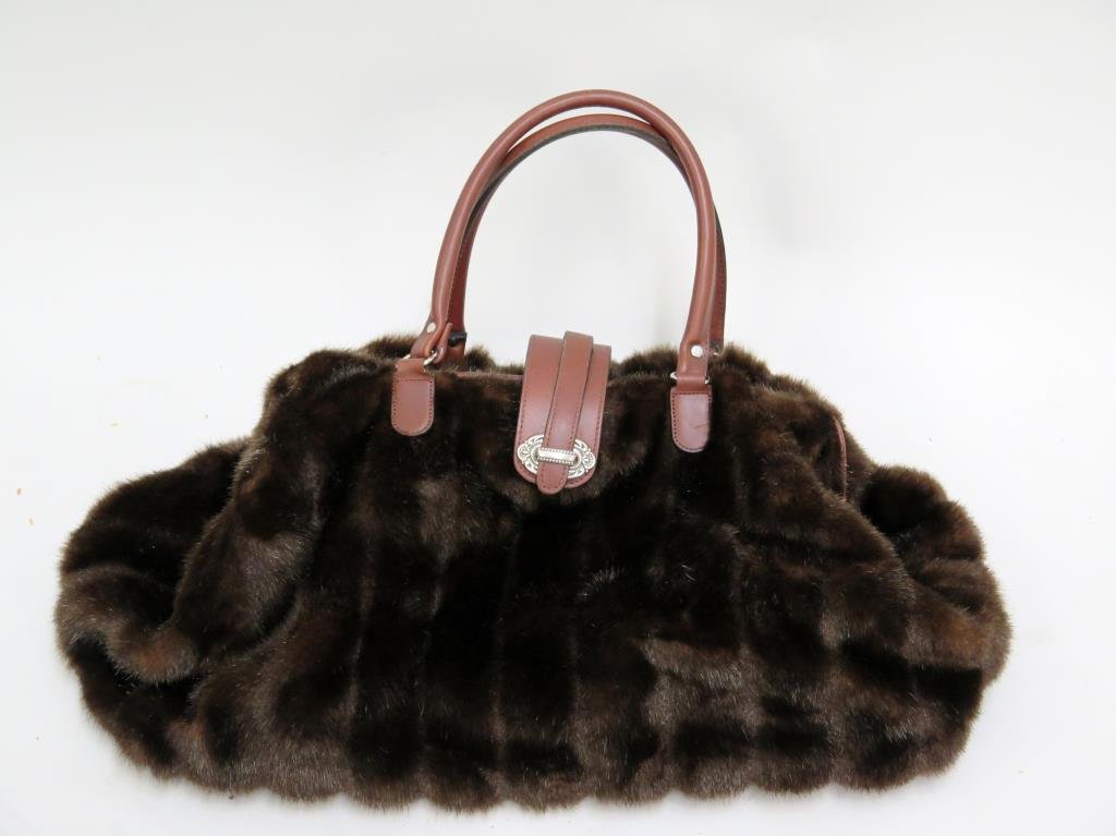 Faux Fur Overnight Bag (1 of 3)