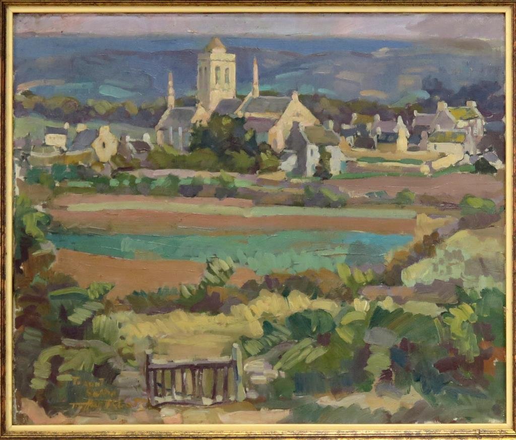 Signed Illegibly- Oil on Canvas (1 of 4)