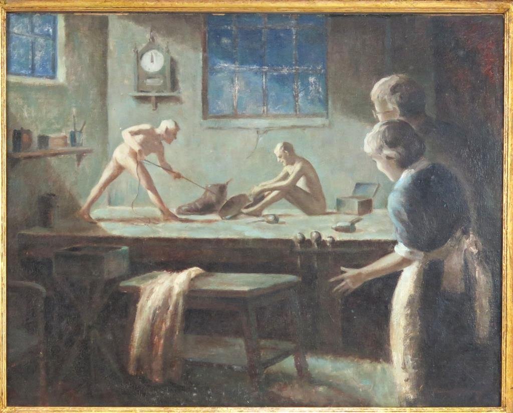 Edwin C. Slater (American, b. 1884)- Oil on Board (1 of 5)