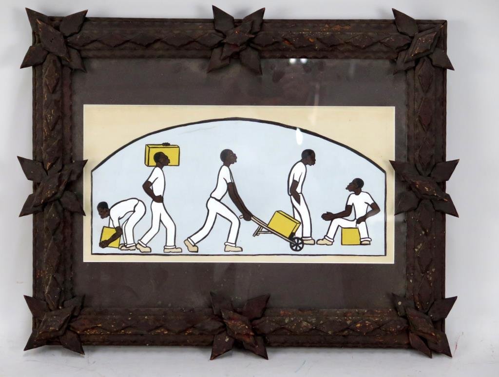 Unsigned- Gouache on Paper (1 of 6)