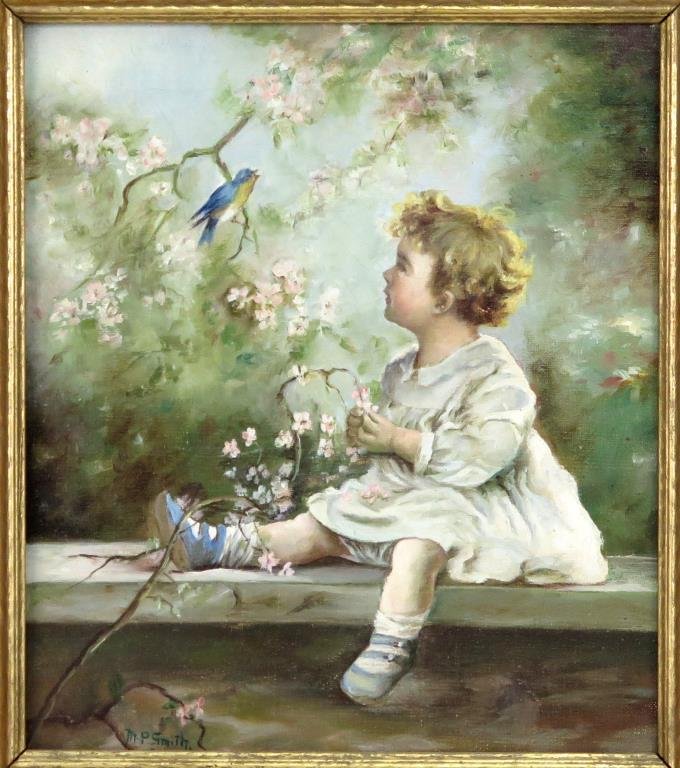 Signed M.P. Smith- Oil on Canvas (1 of 4)