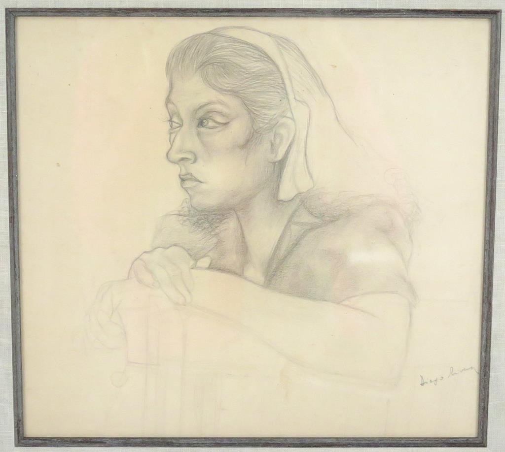 After Diego Rivera- Drawing (1 of 4)