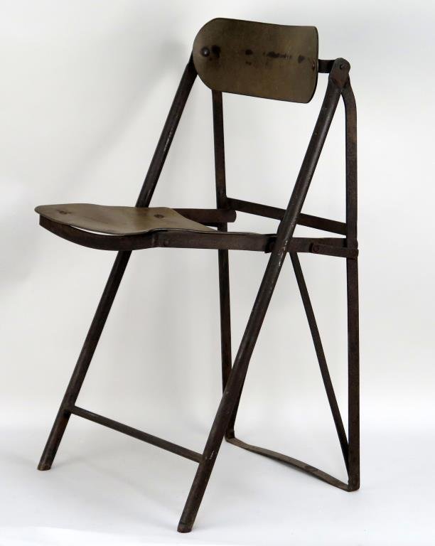 Siege Bienaise French Industrial Folding Chair (1 of 3)