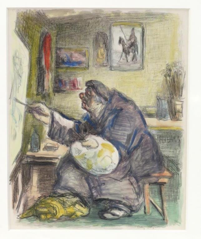 Signed Illegibly- Mixed Media (1 of 5)