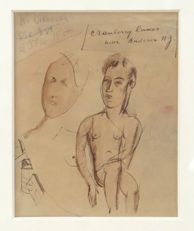 Nicolai Ciovsky (Russian, 1894-1984)- Drawing (1 of 3)