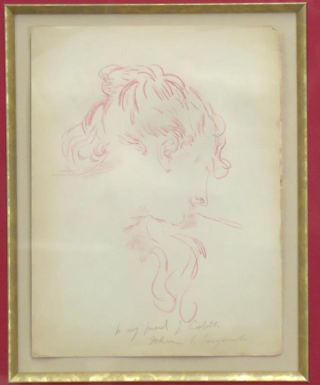 After John Singer Sargent- Crayon on Paper (1 of 3)