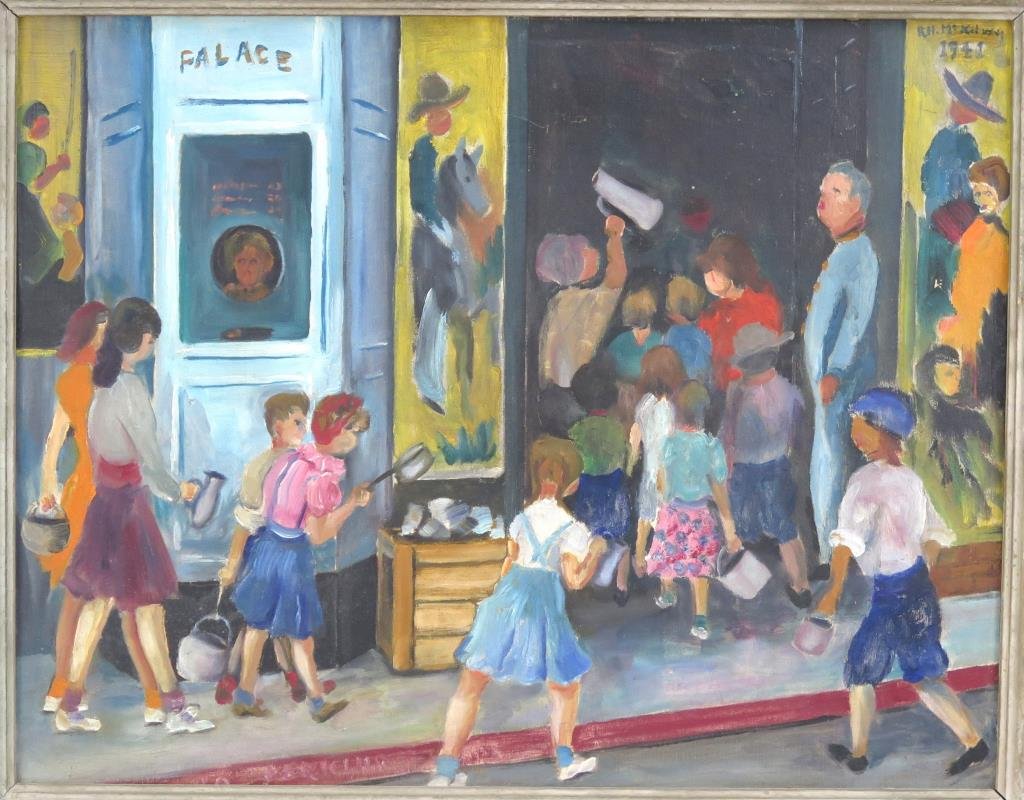 Signed R.H. McKelvey- Oil on Canvas (1 of 6)