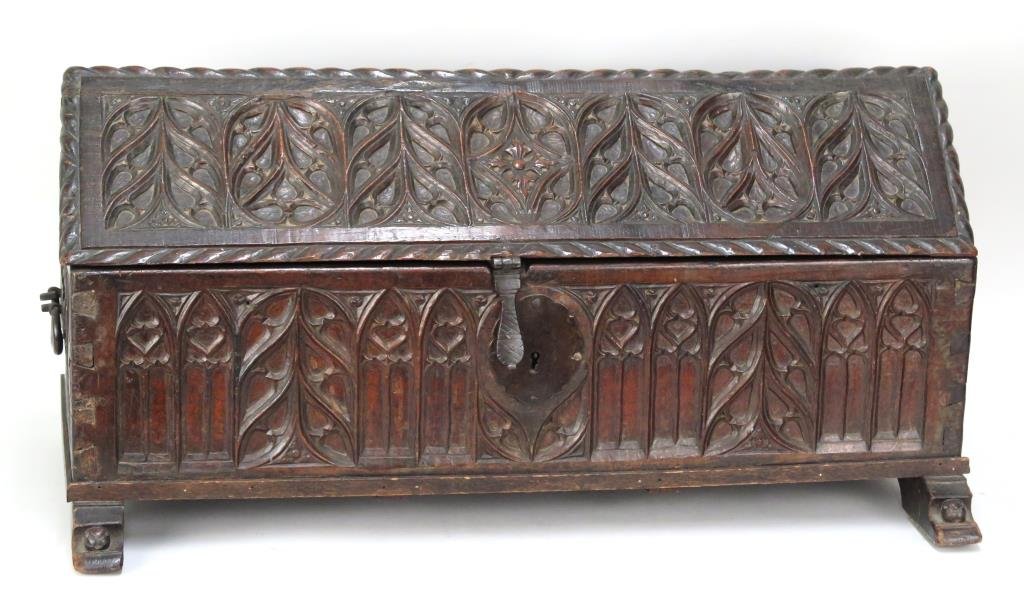 Antique Italian Renaissance Diminutive Cassone (1 of 8)