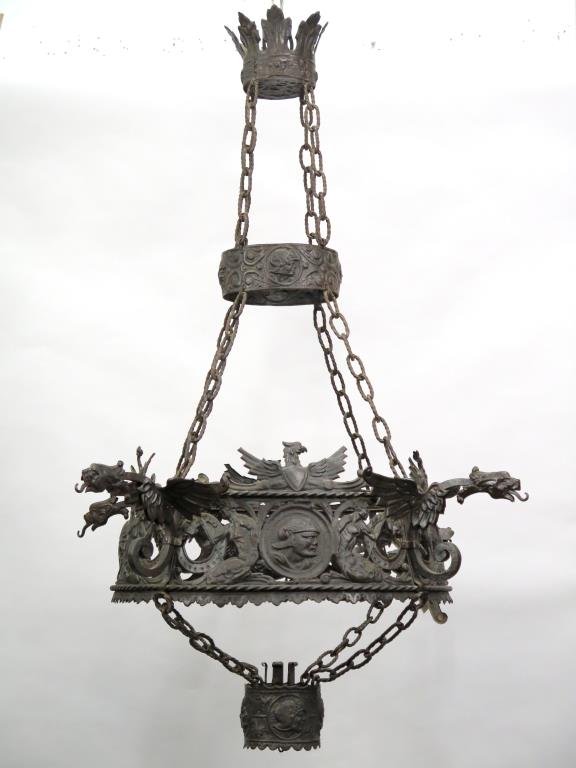 Large Gothic Style Chandelier (1 of 7)