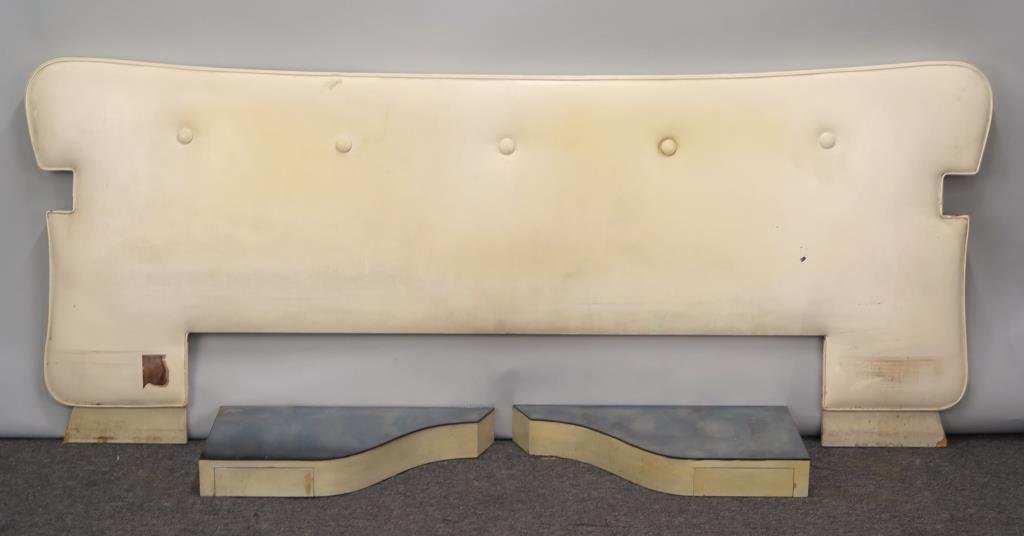 Art Deco Headboard Night Stand Suite (1 of 3)