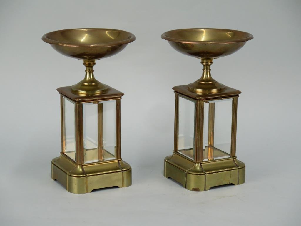 Pair English Brass Compotes [Tazze] (1 of 6)