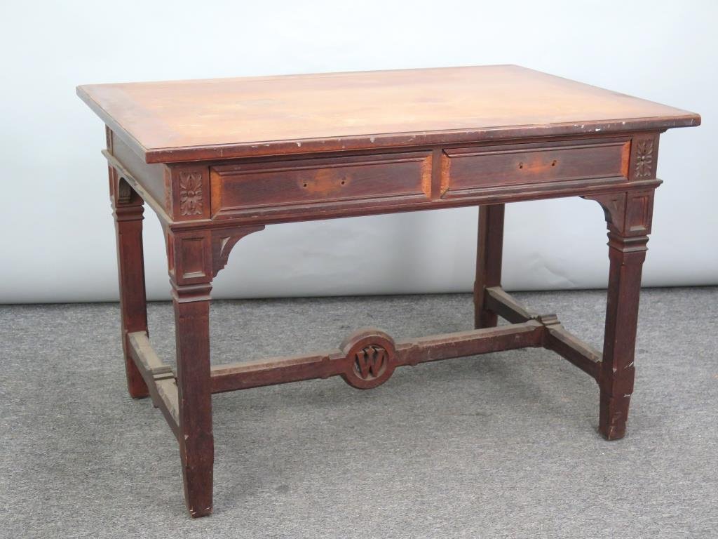 English Style Oak Table Desk (1 of 5)
