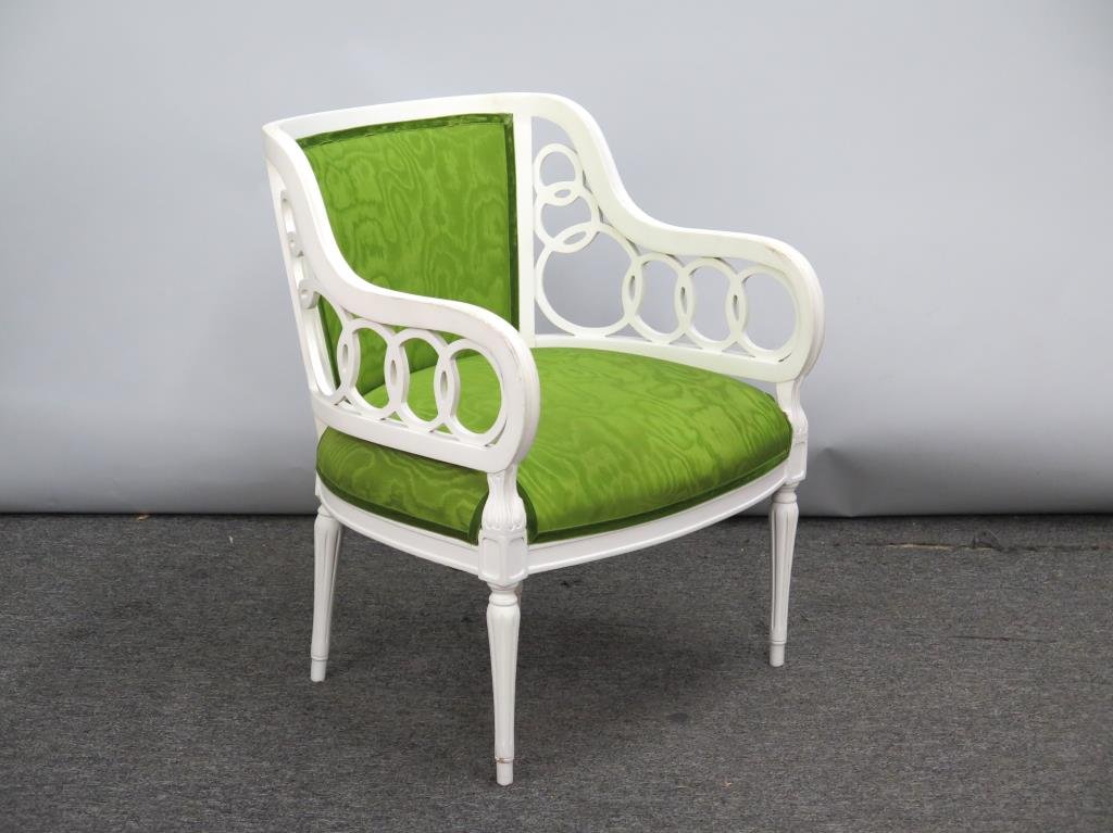 Art Deco Style Open Arm Chair (1 of 4)