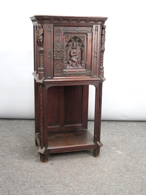 Gothic Style Partial Open Cabinet (1 of 8)