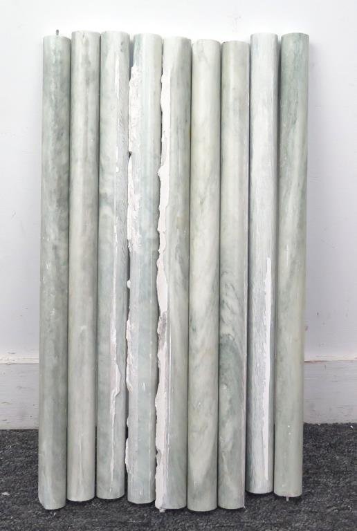 9 Green Marble Columns (1 of 3)