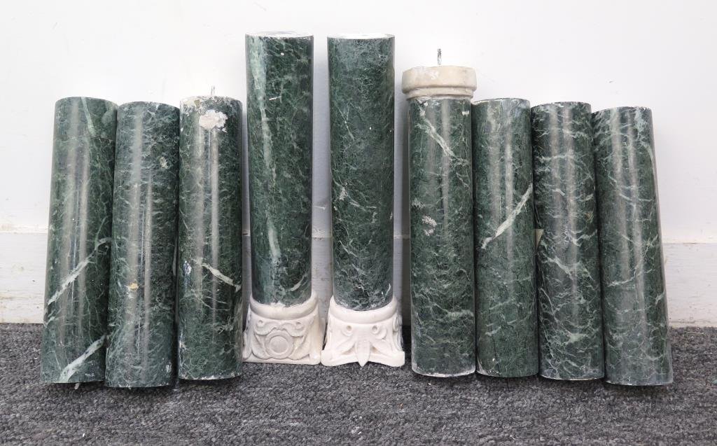 9 Green Marble Columns (1 of 5)