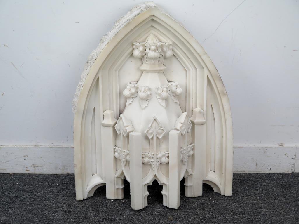 Carved Marble Architectural Font (1 of 4)