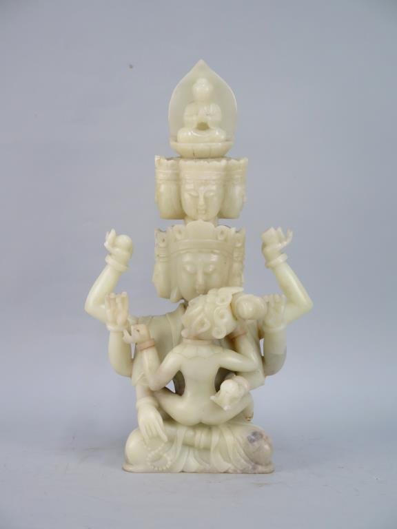 Chinese Carved Bodhisattva Group (1 of 5)