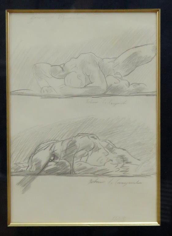 After John Singer Sargent- Graphite on Paper (1 of 4)