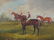 Decorative Oil on Canvas - Hunt Scene - 2