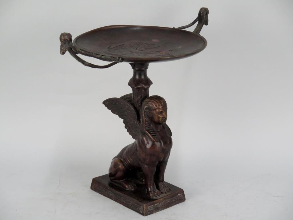 Egyptian Revival Style Compote (1 of 5)