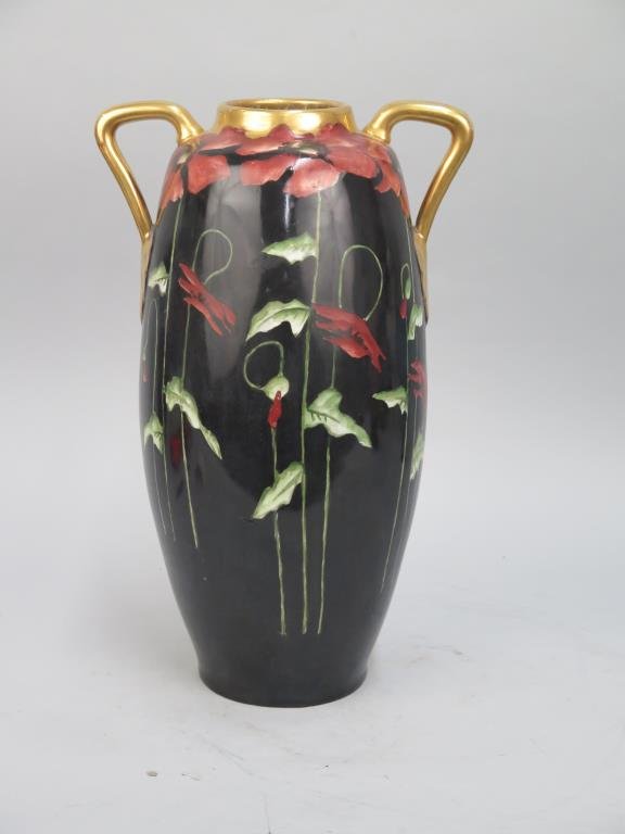Porcelain Art Nouveau Style Vase by W. G. & Co. (1 of 6)