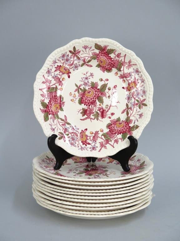 Set of 12 Copeland Spode Dinner Plates (1 of 3)