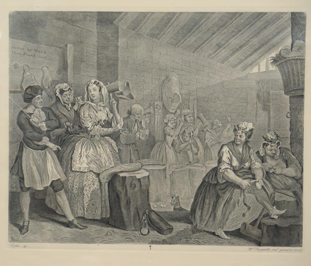 After William Hogarth - Etching (1 of 5)