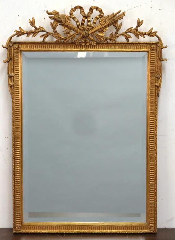 French Regency Style Gilt Framed Mirror (1 of 4)