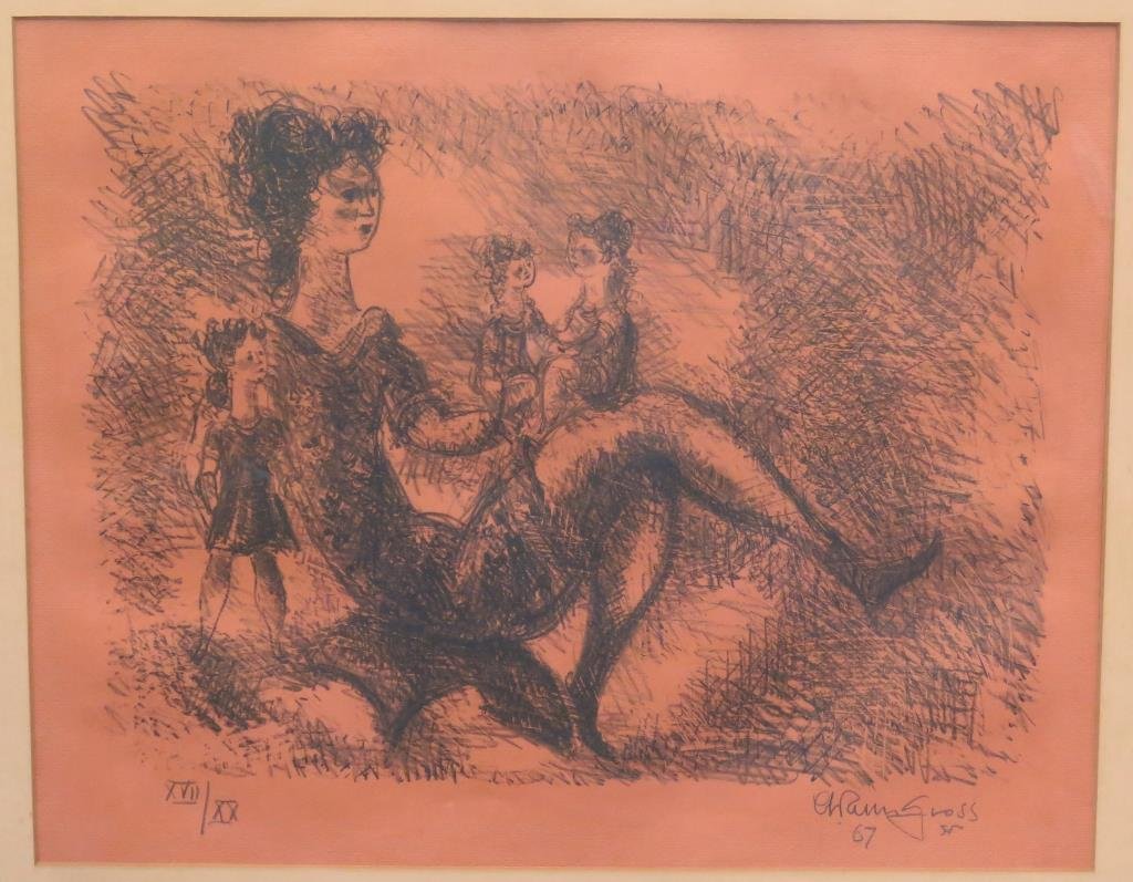 Chaim Gross (1904-1991) - Lithograph (1 of 4)