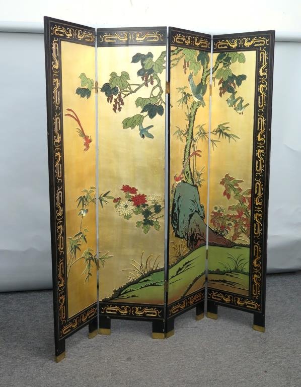 Chinese Style 4 Panel Screen (1 of 6)