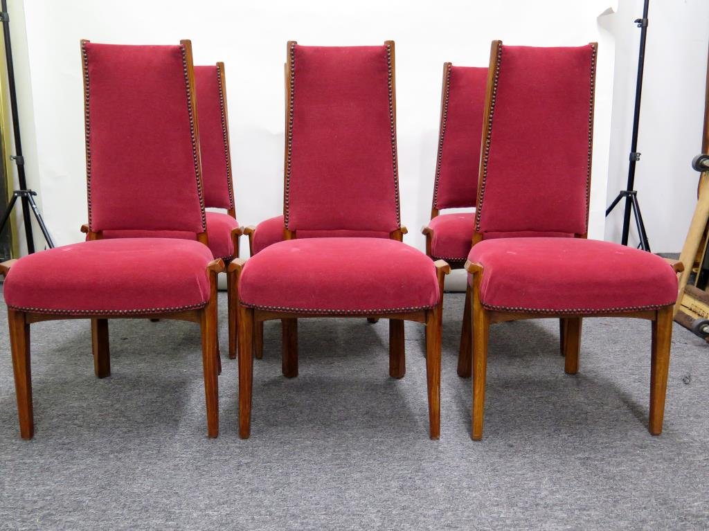 Set of 6 P. Cosp Signed Art Nouveau Side Chairs (1 of 4)