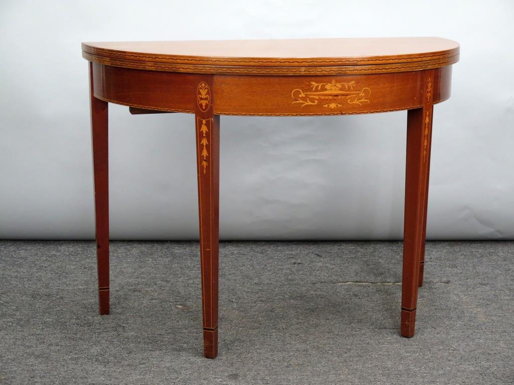 Adam Style Demilune Lift Top Console (1 of 7)