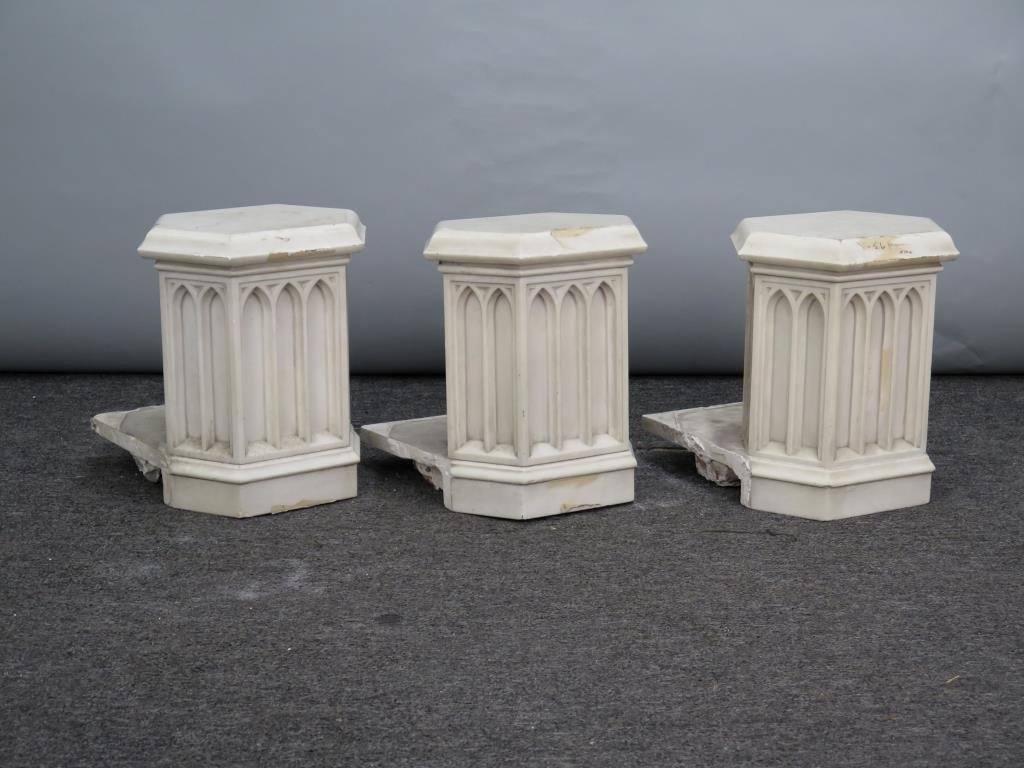Set of 4 Carved Marble Church Pew Steps (1 of 6)