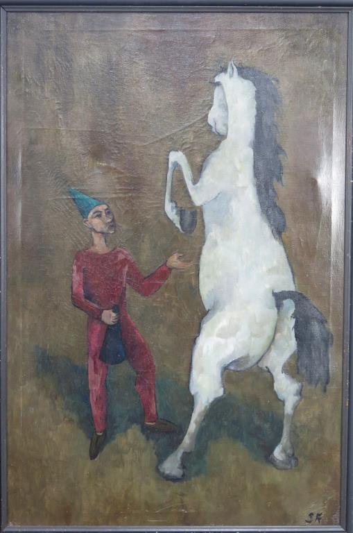 Signed Illegibly - Oil on Canvas (1 of 5)