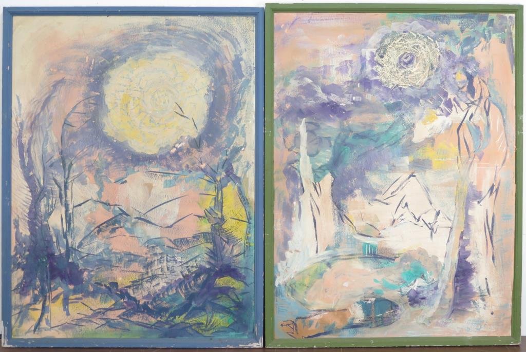 Artist Unknown - 2 Tempera on Boards (1 of 5)