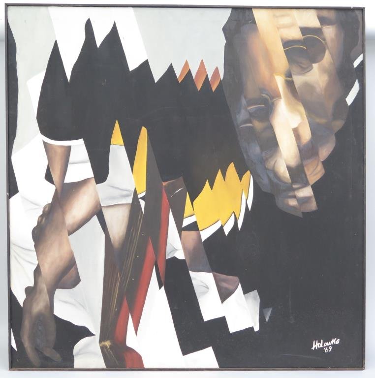 Signed Holowka - Oil on Canvas (1 of 4)