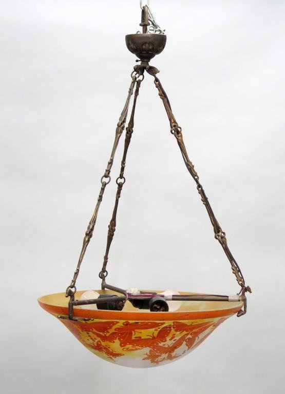 After Charder Glass Dome Fixture (1 of 3)