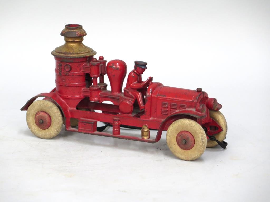 Vintage Cast Iron Train Engine Toy (1 of 4)