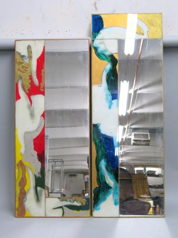 2 Reverse Painted Mirrors (1 of 4)